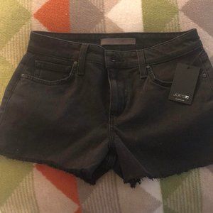 Joe's Thadine Black Wash Cutoff Denim - 26